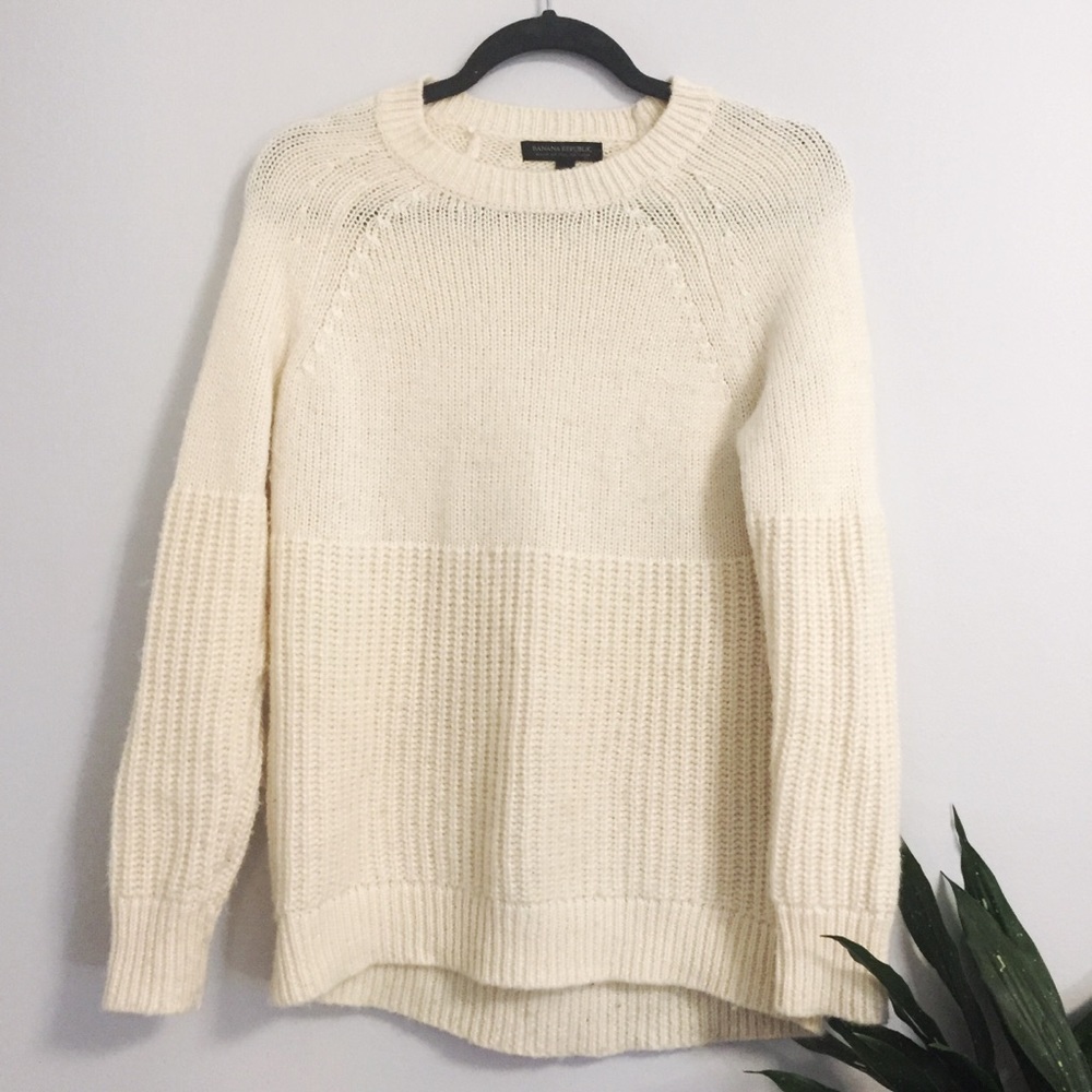 Banana Republic oversized chunky knit sweater